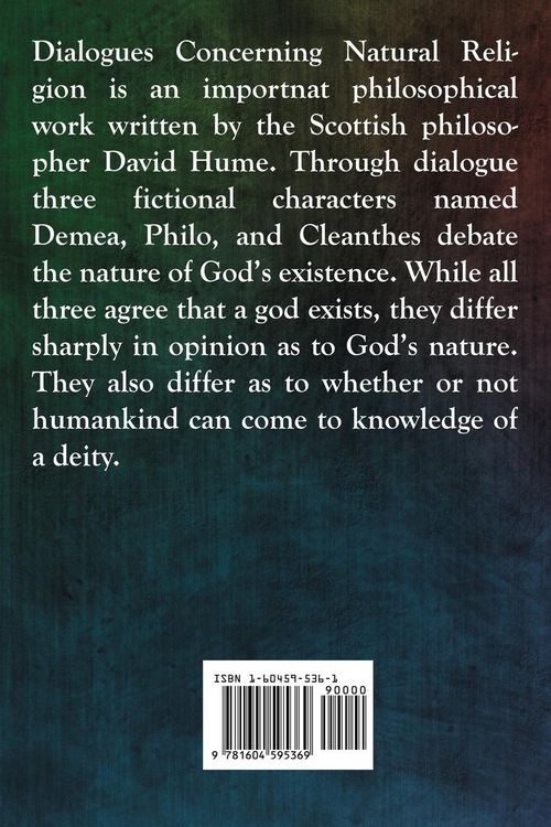 Produktbild: Dialogues Concerning Natural Religion - A Classic Philosophical Debate on God, Reason, and Design