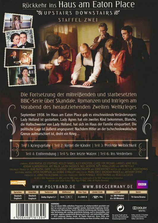 Produktbild: R&uuml;ckkehr ins Haus am Eaton Place - Staffel 2 [2 DVDs]