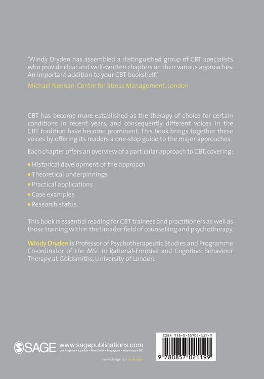 Produktbild: Cognitive Behaviour Therapies