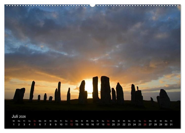 Produktbild: Schottland (Wandkalender 2026 DIN A2 quer), CALVENDO Monatskalender
