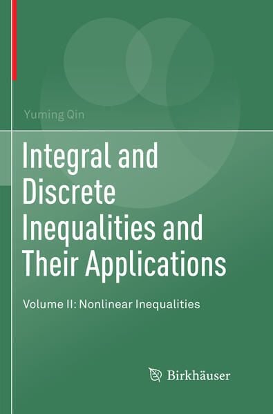 Produktbild: Integral and Discrete Inequalities and Their Applications