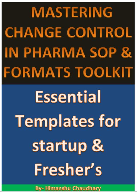 Produktbild: Mastering Change Control In Pharma Sop & Formats Toolkit