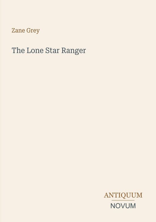 Produktbild: The Lone Star Ranger
