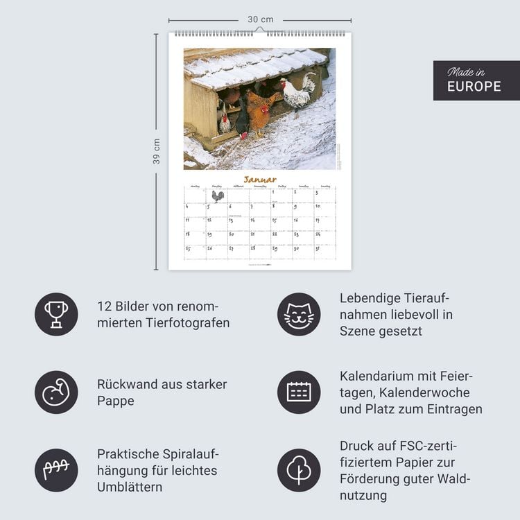 Produktbild: Der H&uuml;hnerkalender 2027