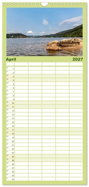 Produktbild: Familienplaner 2027 - Hochschwarzwald - Traumhafte Landschaften im Schwarzwald mit 5 Spalten (Wandkalender, 21 x 45 cm) CALVENDO