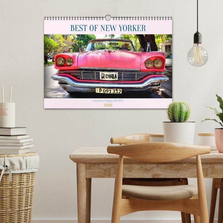 Produktbild: Best of New Yorker - Chryslers Flaggschiff 1957 (Wandkalender 2026 DIN A3 quer), CALVENDO Monatskalender