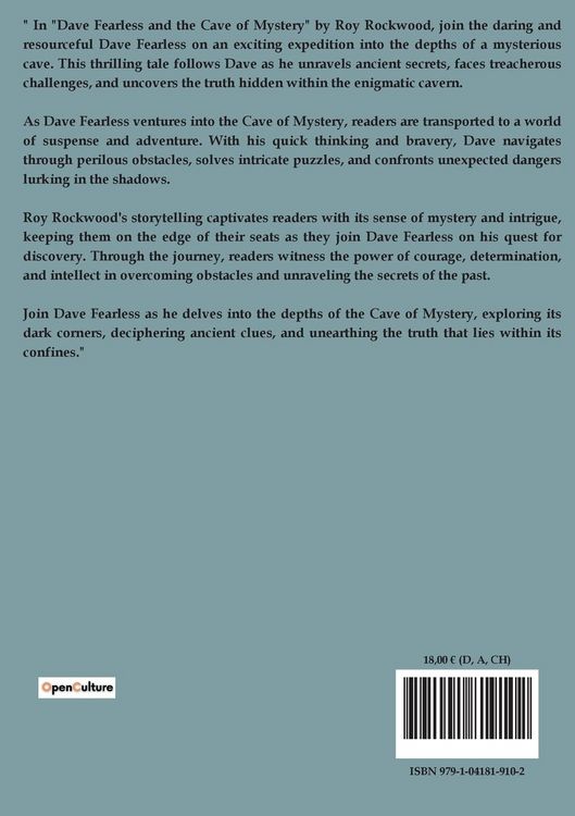 Produktbild: Dave Fearless and the Cave of Mystery