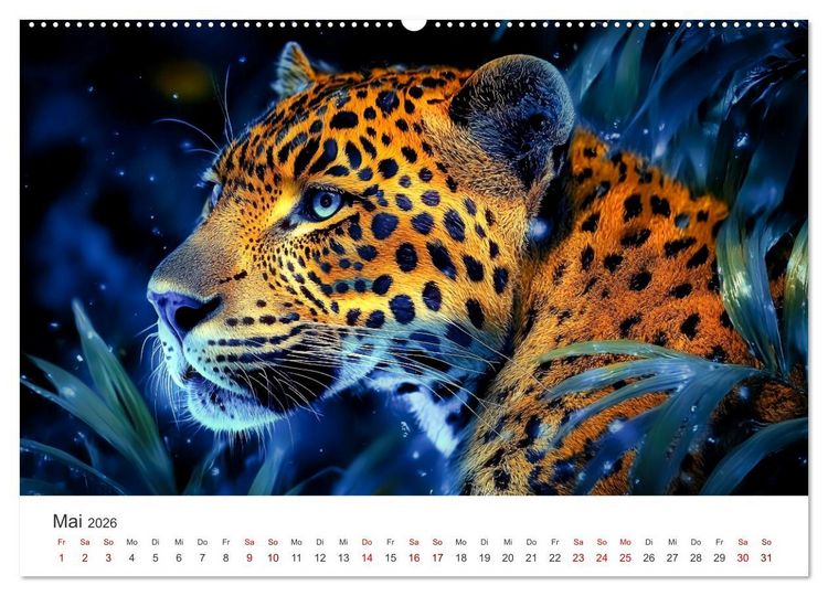 Produktbild: Die Seele des Dschungels - Eine Reise in tropische Wildnis (Wandkalender 2026 DIN A2 quer), CALVENDO Monatskalender