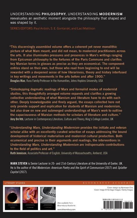 Produktbild: Understanding Marx, Understanding Modernism