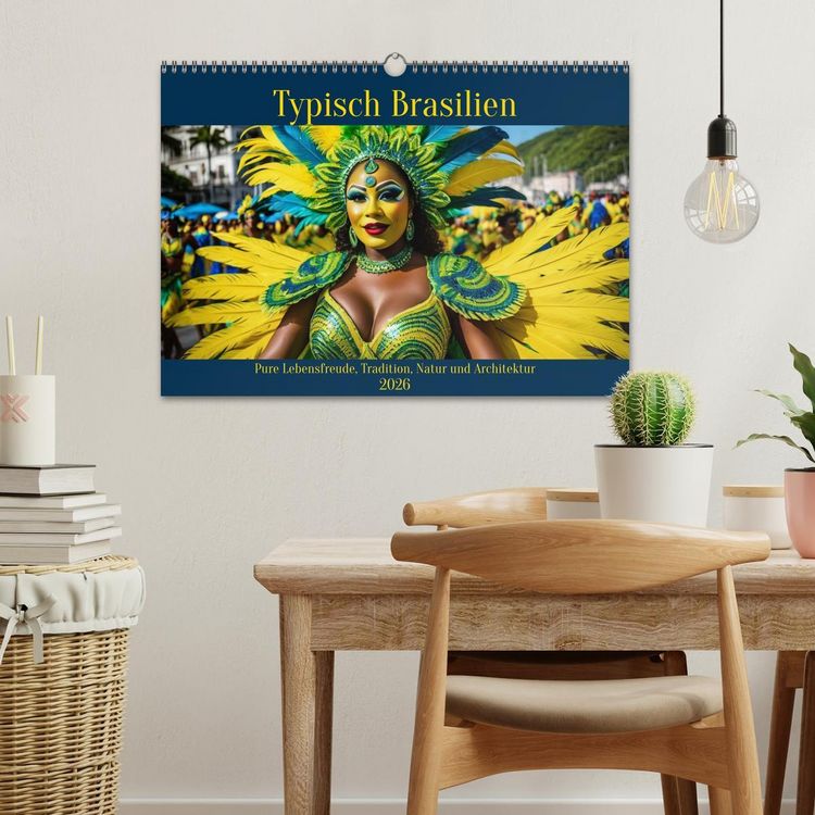 Produktbild: Typisch Brasilien (Wandkalender 2026 DIN A3 quer), CALVENDO Monatskalender