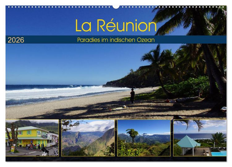 Produktbild: La R&eacute;union - Paradies im indischen Ozean (Wandkalender 2026 DIN A2 quer), CALVENDO Monatskalender