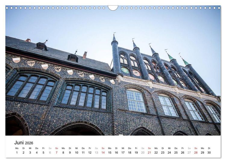 Produktbild: L&uuml;beck - Das Tor zur Ostsee (Wandkalender 2026 DIN A3 quer), CALVENDO Monatskalender