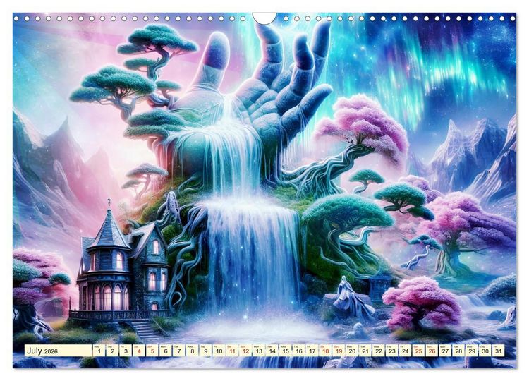 Produktbild: Nature Genesis - The hand of life (Wall Calendar 2026 DIN A3 landscape), CALVENDO 12 Month Wall Calendar