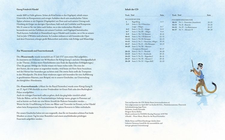 Produktbild: Feuerwerks- und Wassermusik (Das musikalische Bilderbuch mit CD und zum Streamen)
