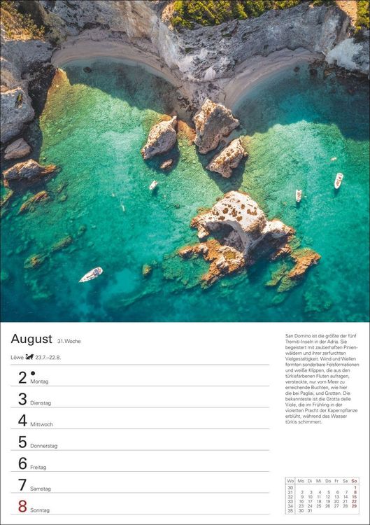 Produktbild: Italien Wochenplaner 2027 - Eine Reise in 53 Bildern