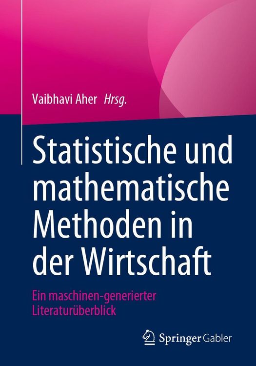 Produktbild: Statistische und mathematische Methoden in der Wirtschaft