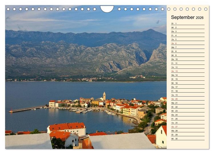 Produktbild: Zadar und Norddalmatien (Wandkalender 2026 DIN A4 quer), CALVENDO Monatskalender