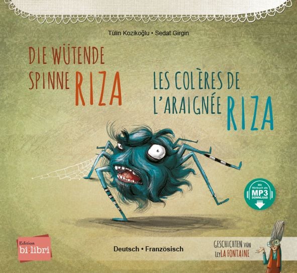 Produktbild: Die w&uuml;tende Spinne Riza (Deutsch-Franz&ouml;sisch)