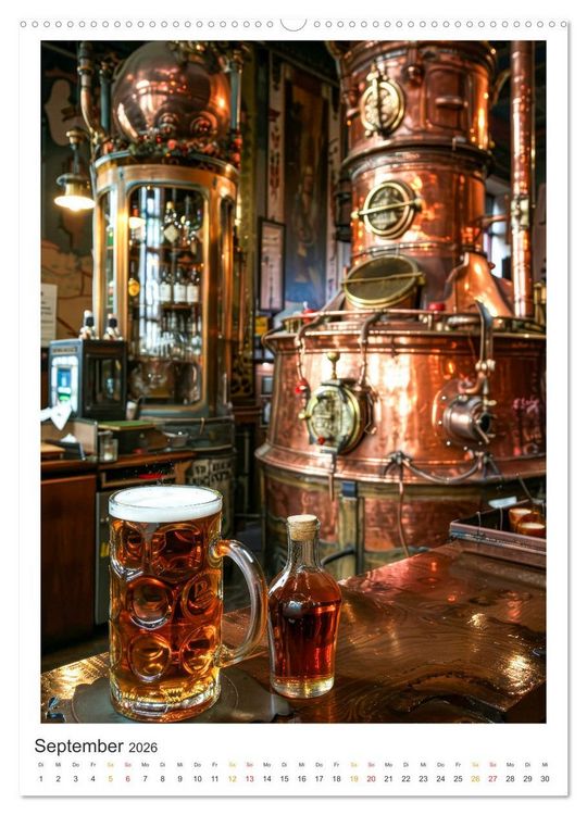 Produktbild: Cooles Bier - K&ouml;stliches aus der Natur. (Wandkalender 2026 DIN A2 hoch), CALVENDO Monatskalender