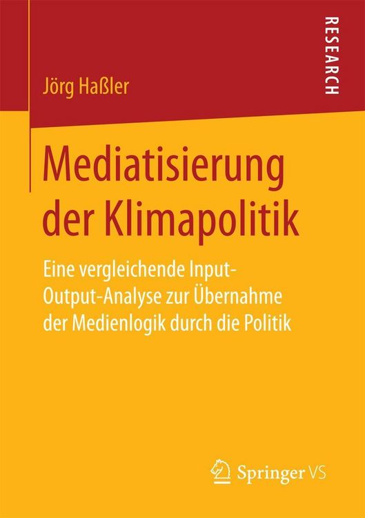 Produktbild: Mediatisierung der Klimapolitik