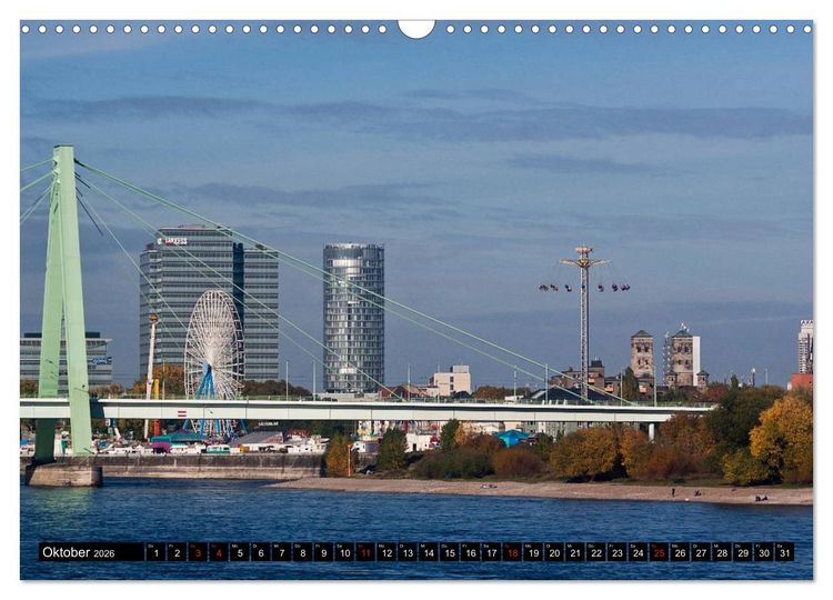 Produktbild: K&Ouml;LN AUSBLICK - RHEINBLICK (Wandkalender 2026 DIN A3 quer), CALVENDO Monatskalender