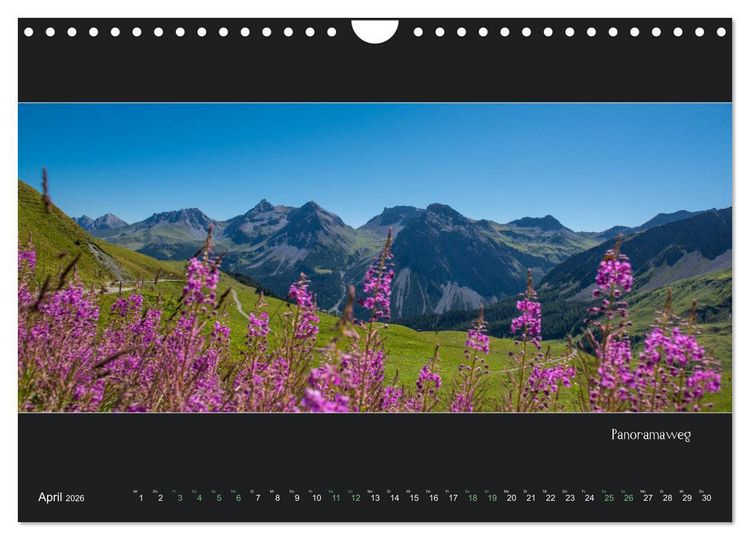 Produktbild: Arosa Panorama (Wandkalender 2026 DIN A4 quer), CALVENDO Monatskalender