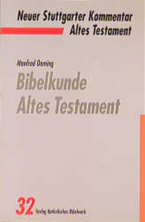 Produktbild: Bibelkunde Altes Testament