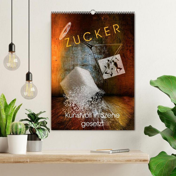 Produktbild: ZUCKER - kunstvoll in Szene gesetzt (Wandkalender 2026 DIN A2 hoch), CALVENDO Monatskalender