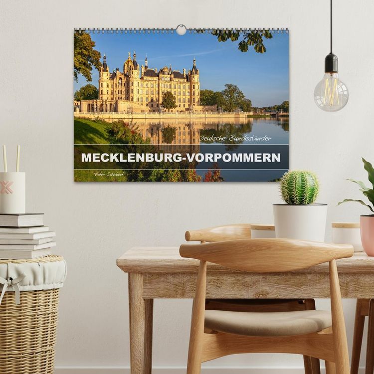 Produktbild: Deutsche Bundesl&auml;nder - Mecklenburg-Vorpommern (Wandkalender 2026 DIN A3 quer), CALVENDO Monatskalender