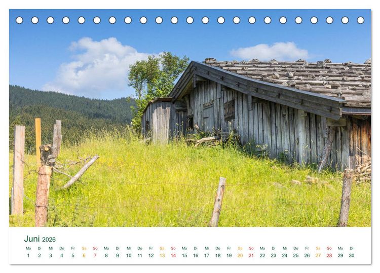 Produktbild: Auf der Winklmoosalm (Tischkalender 2026 DIN A5 quer), CALVENDO Monatskalender