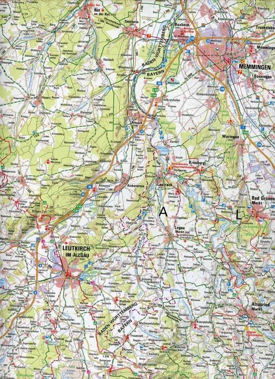 Produktbild: Allg&auml;u 1:100 000
