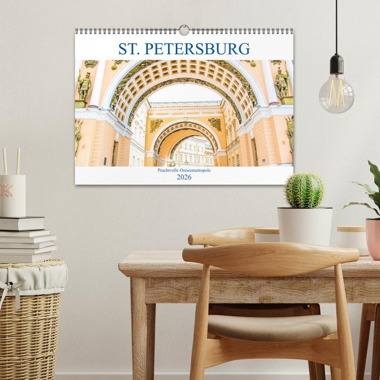 Produktbild: St. Petersburg - Prachtvolle Ostseemetropole (Wandkalender 2026 DIN A3 quer), CALVENDO Monatskalender