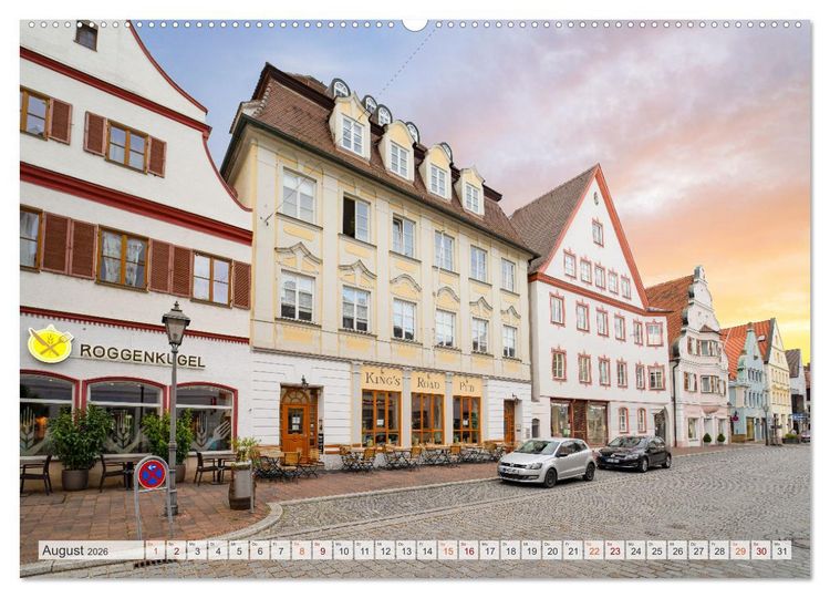 Produktbild: Dillingen an der Donau Impressionen (Wandkalender 2026 DIN A2 quer), CALVENDO Monatskalender