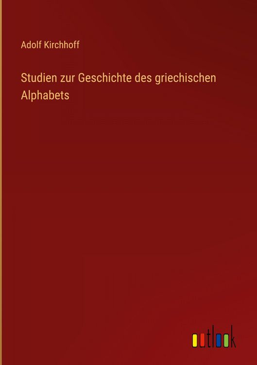 Produktbild: Studien zur Geschichte des griechischen Alphabets