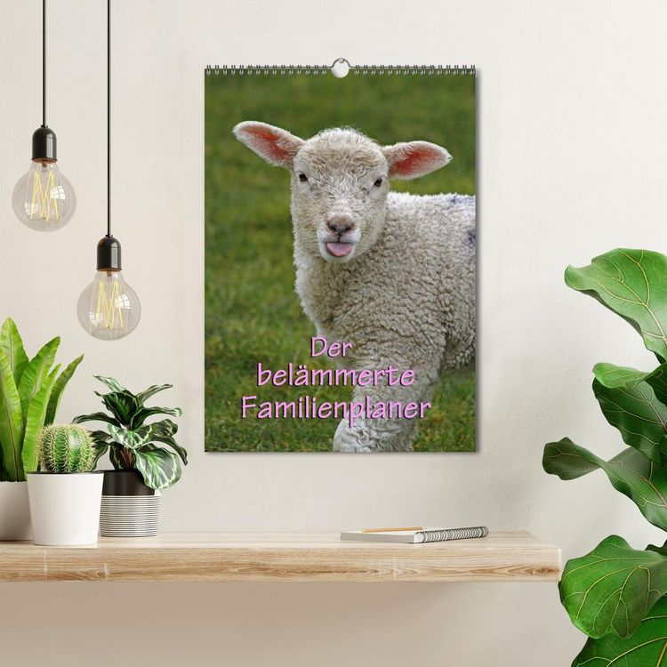 Produktbild: Der bel&auml;mmerte Familienplaner (Wandkalender 2026 DIN A3 hoch), CALVENDO Monatskalender