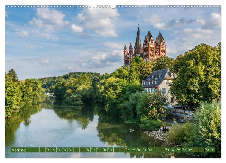 Produktbild: Historisches Limburg (hochwertiger Premium Wandkalender 2026 DIN A2 quer), Kunstdruck in Hochglanz