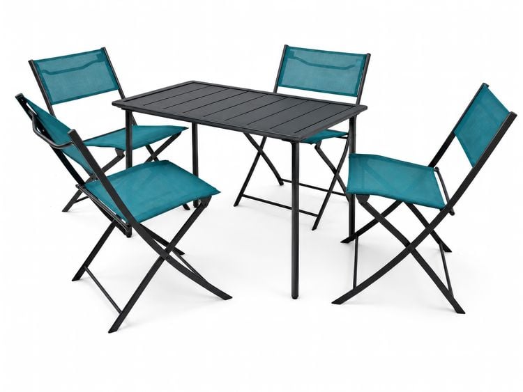 Produktbild: 5 tlg. Bistroset Balkonset Gartenset Sumila 80x55