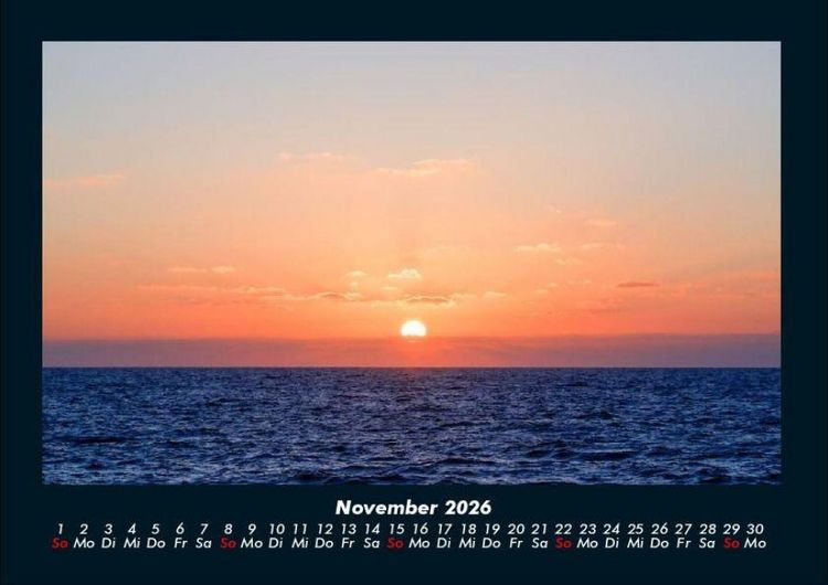 Produktbild: Sonnenunterg&auml;nge 2026 Fotokalender DIN A4