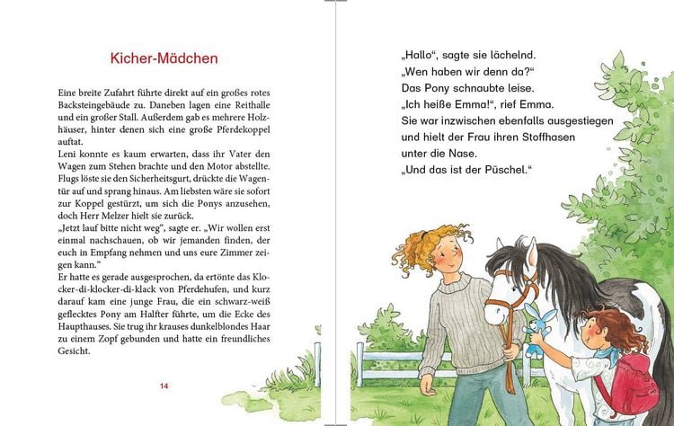 Produktbild: Erst ich ein Stück, dann du - Leni & Lotti - Ferien auf dem Ponyhof