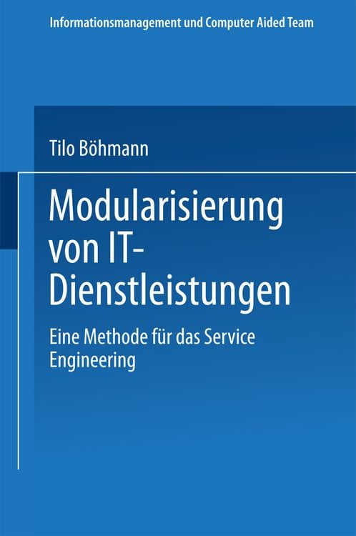 Produktbild: Modularisierung von IT-Dienstleistungen