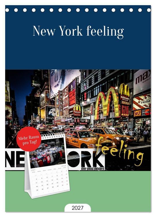 Produktbild: Tischplaner 2027 - New York feeling (A5 Tischkalender zum Aufstellen) CALVENDO