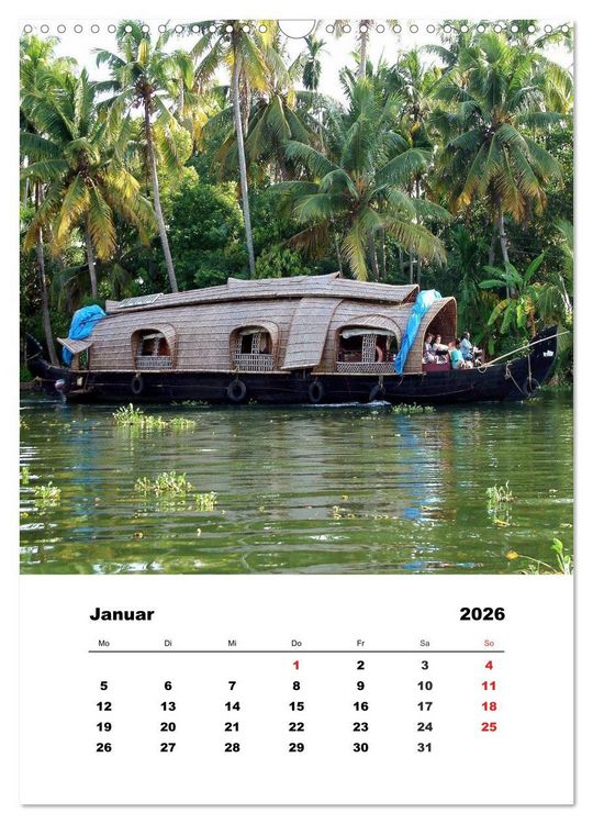 Produktbild: Indien erleben (Wandkalender 2026 DIN A3 hoch), CALVENDO Monatskalender