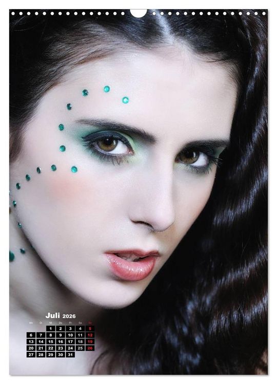 Produktbild: Extrem Make-Up Portraits (Wandkalender 2026 DIN A3 hoch), CALVENDO Monatskalender