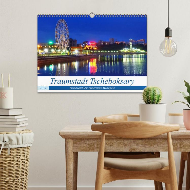 Produktbild: Traumstadt Tscheboksary - Tschuwaschiens malerische Metropole (Wandkalender 2026 DIN A3 quer), CALVENDO Monatskalender