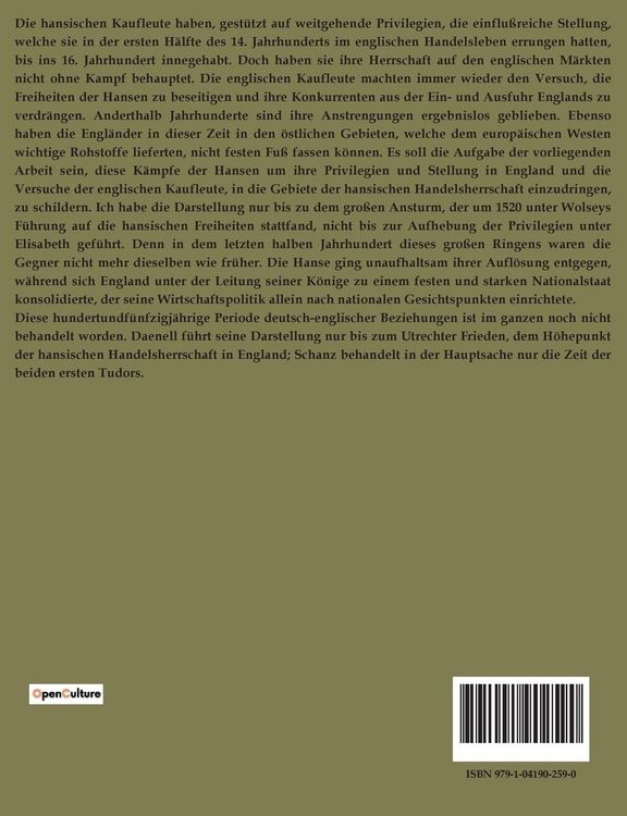 Produktbild: Die Hanse und England