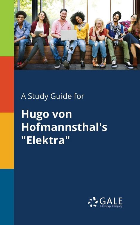 Produktbild: A Study Guide for Hugo Von Hofmannsthal's "Elektra"