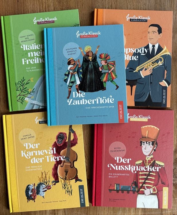 Produktbild: Gro&szlig;e Klassik kinderleicht. DIE ZEIT-Edition. (5er-Buchschuber)