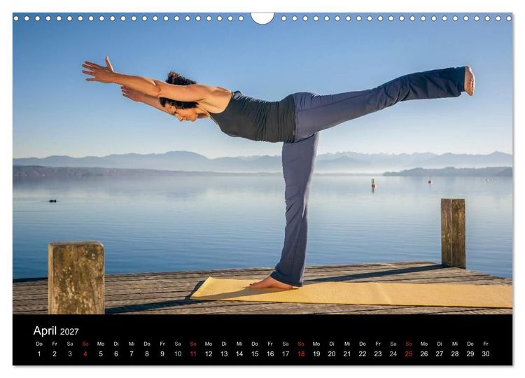 Produktbild: Yoga (Wandkalender 2027 DIN A3 quer), CALVENDO Monatskalender