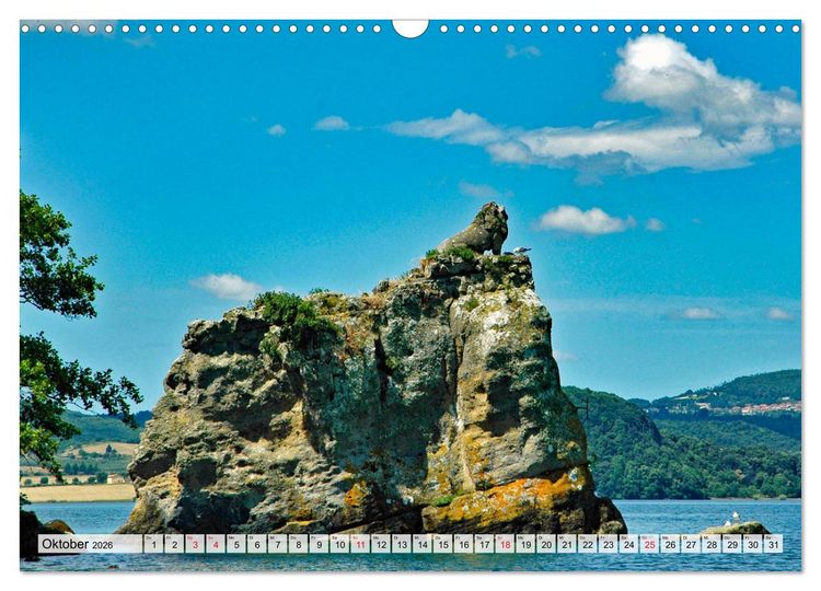 Produktbild: Bolsenasee Smaragd im Latium (Wandkalender 2026 DIN A3 quer), CALVENDO Monatskalender