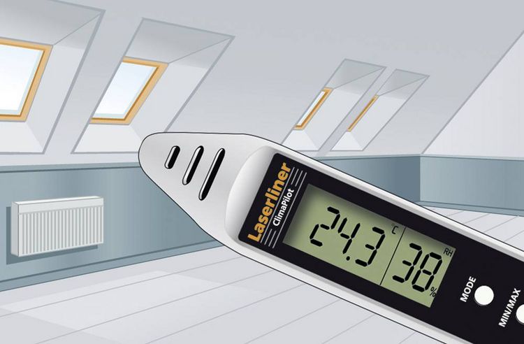Produktbild: Laserliner ClimaPilot Luftfeuchtigkeits- und Temperaturdatenlogger